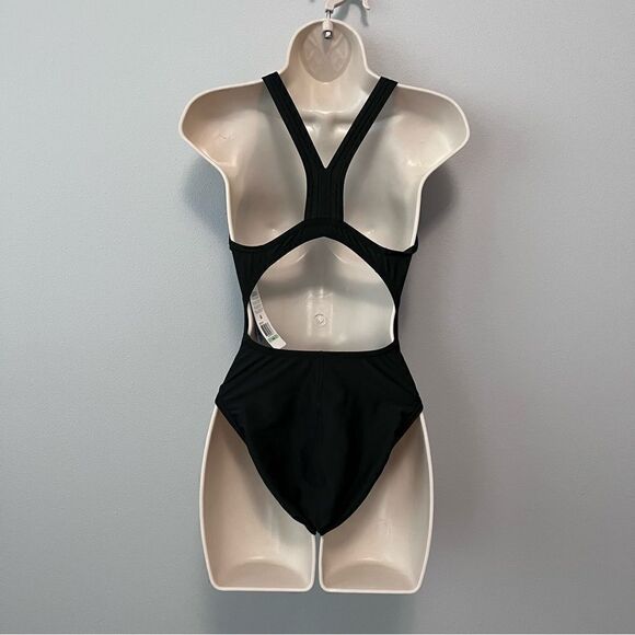 Speedo Black Pro LT One-Piece Swimsuit Size 8/34  NWT! - Picture 3 of 10